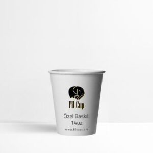 Özel Baskılı 14oz Karton Bardak